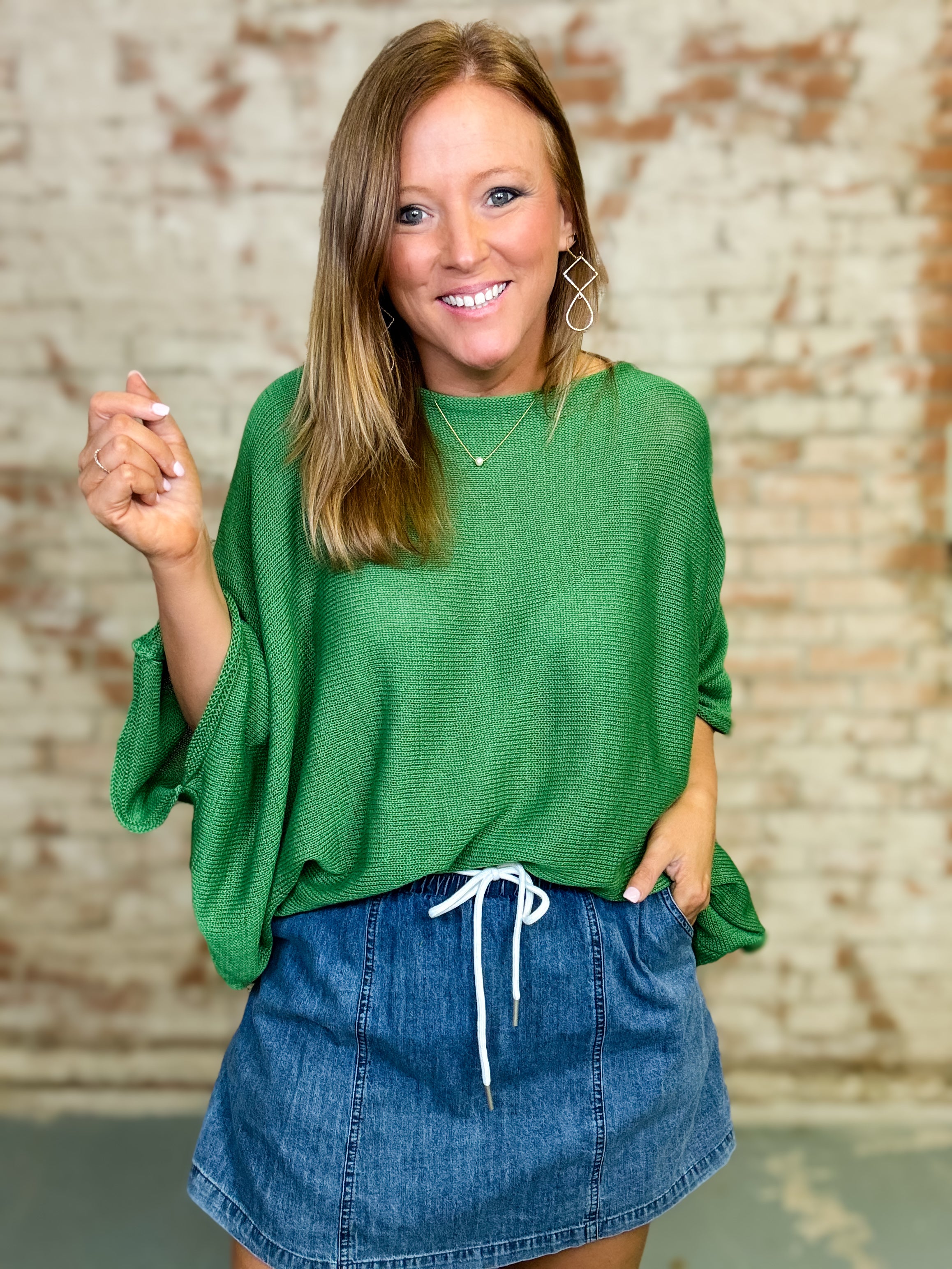 LuAnne Boat Neck Sweater Top