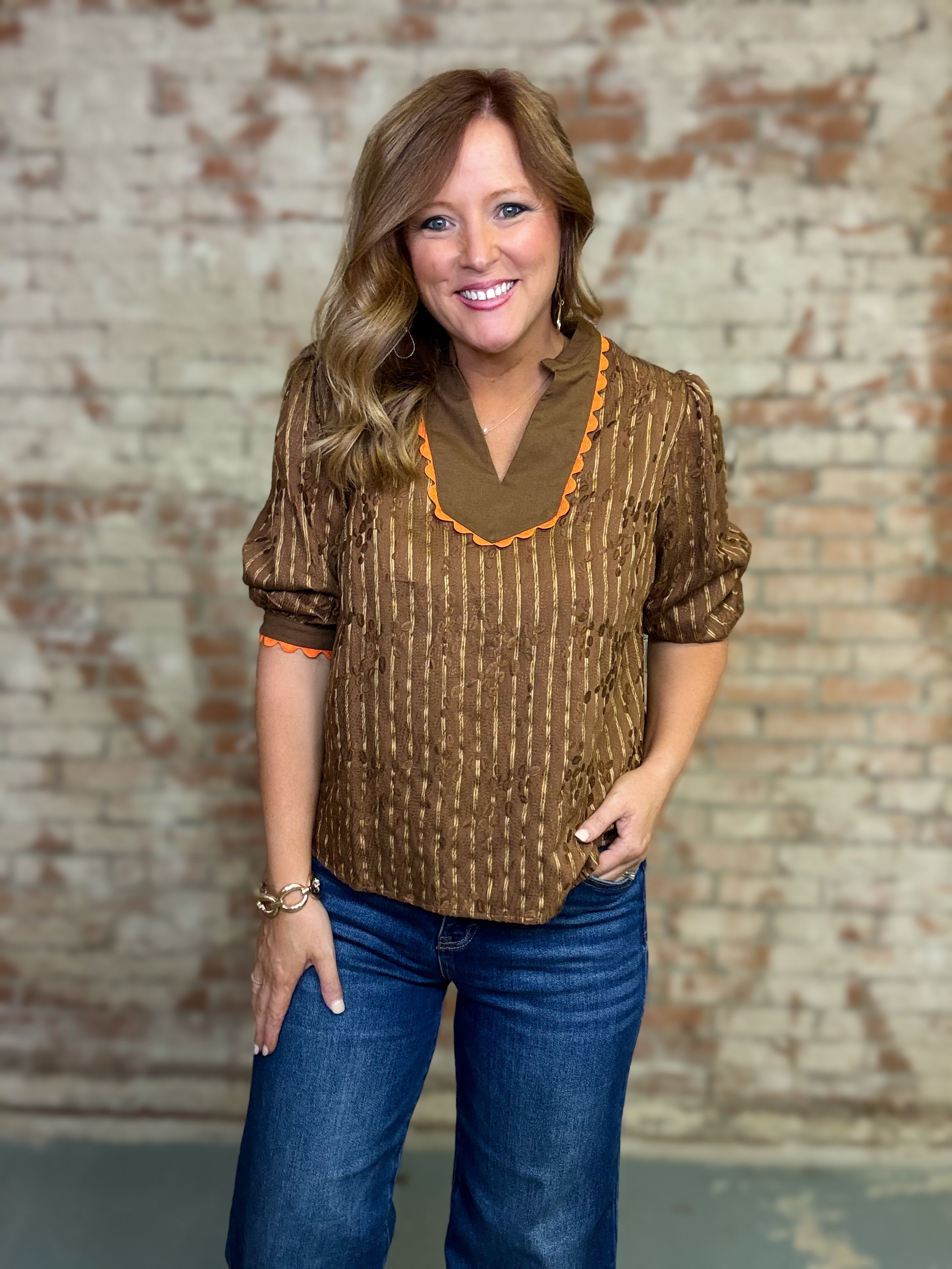 Susana Textured Top