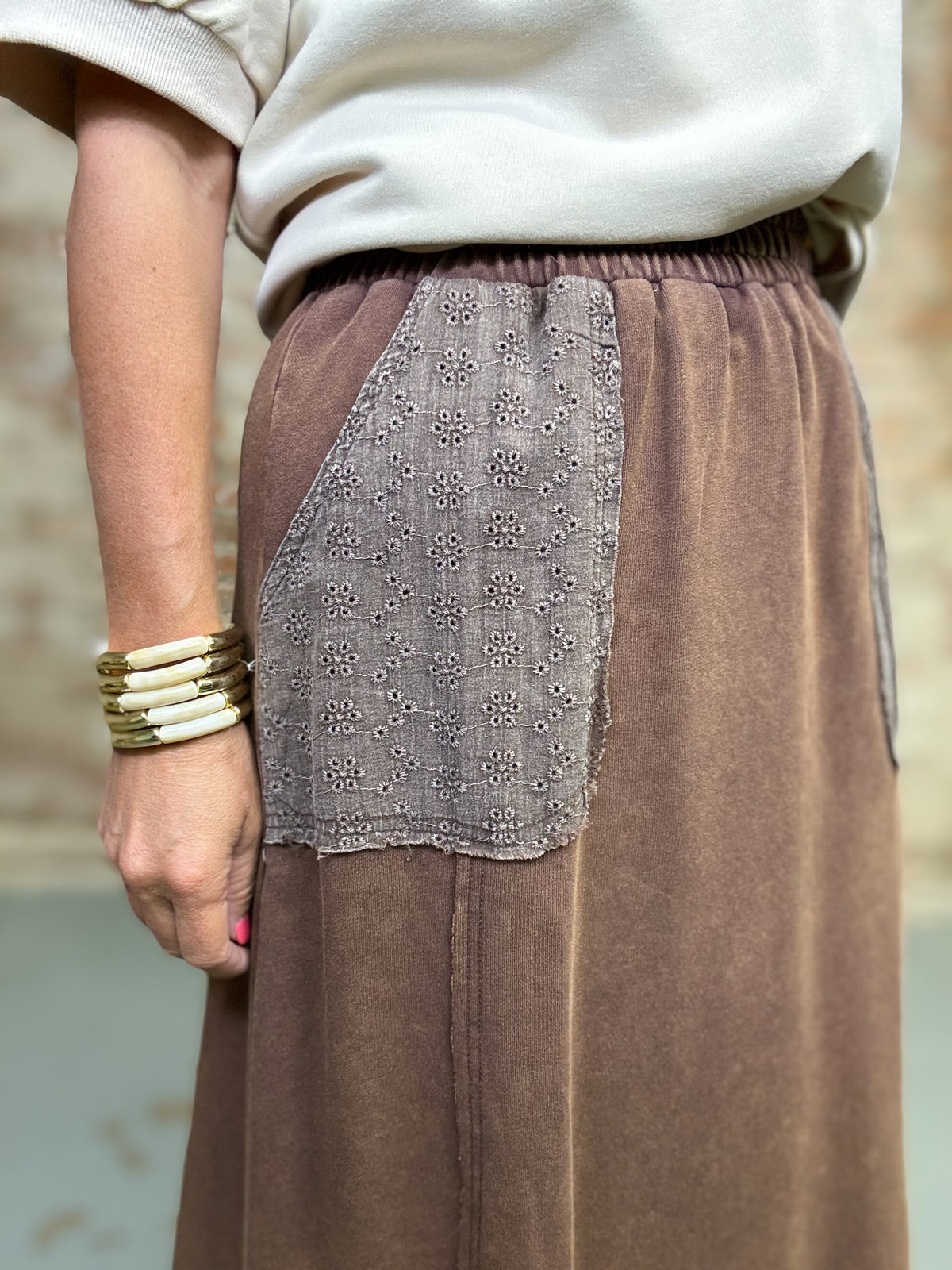 Shirley Mineral Washed Skirt