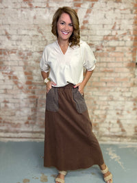 Shirley Mineral Washed Skirt