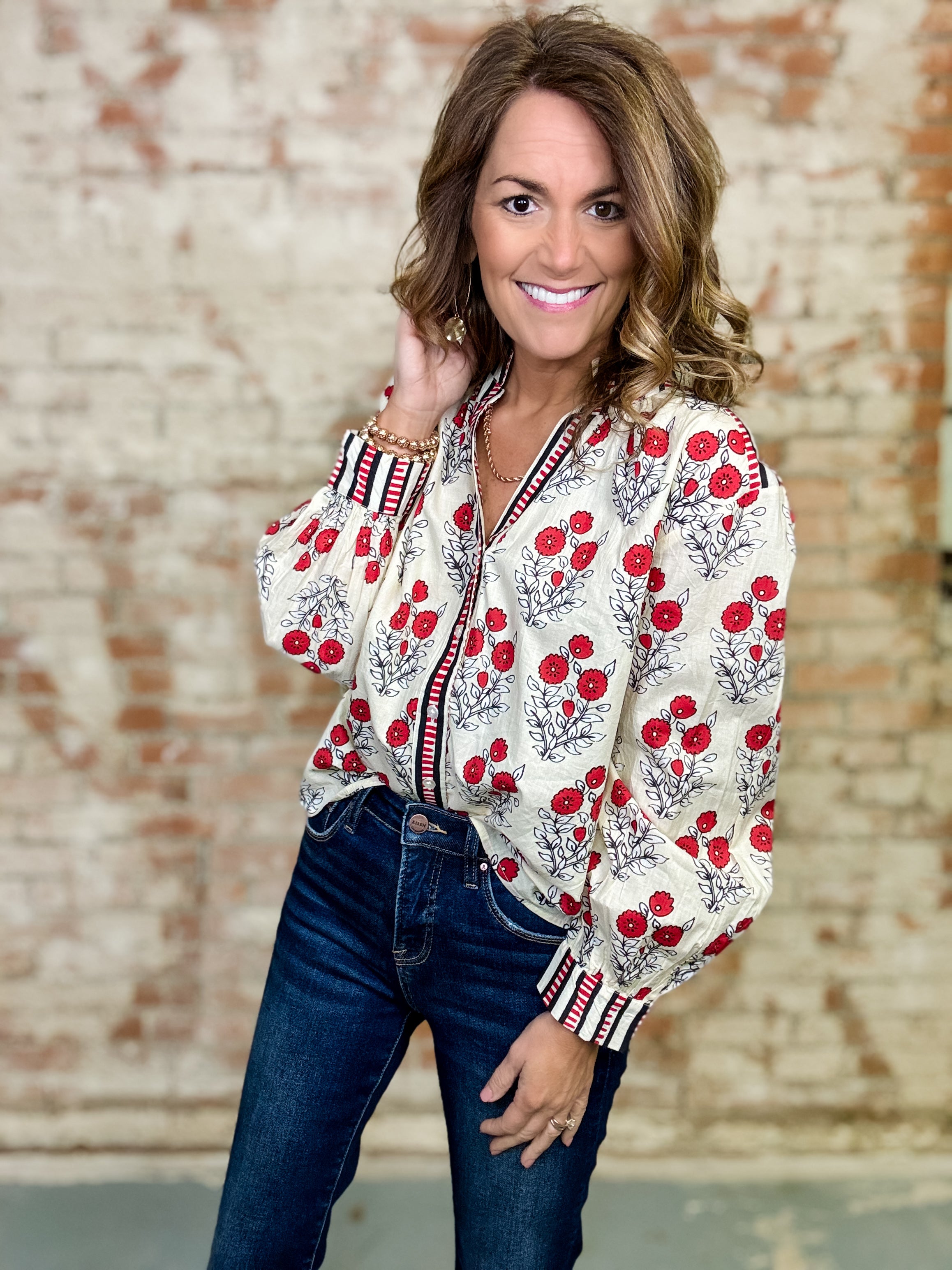 THML Jordyn Floral Top
