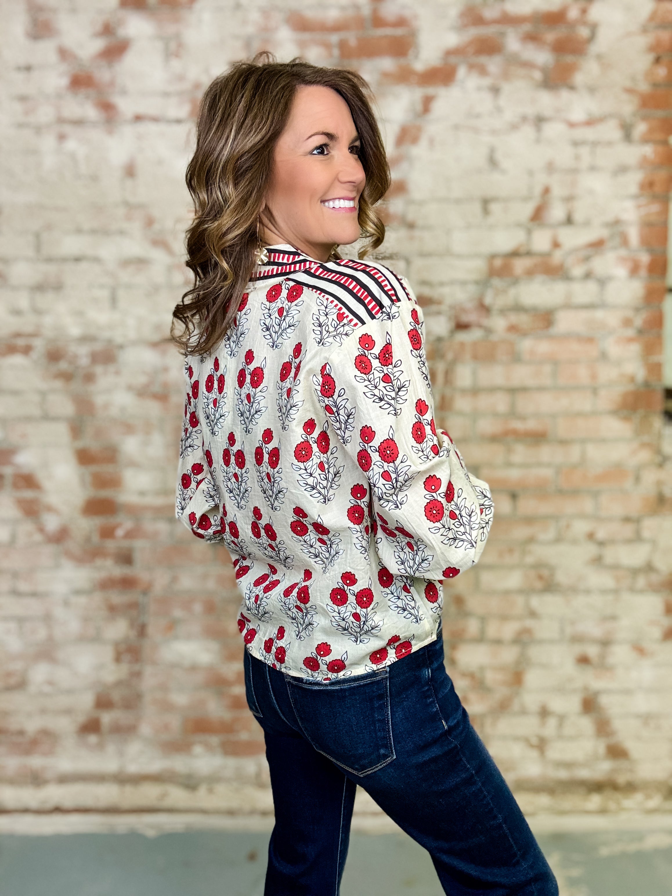 THML Jordyn Floral Top