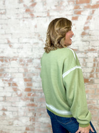 Audra Oil Washed Terry Knit Pullover