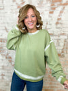 Audra Oil Washed Terry Knit Pullover