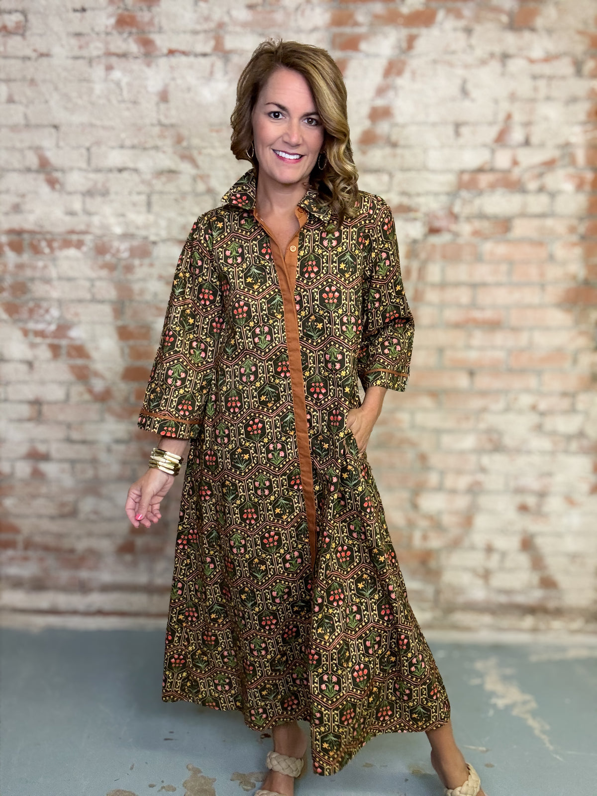 Kataleya Floral Midi Dress