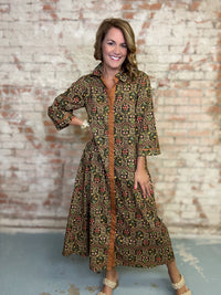 Kataleya Floral Midi Dress