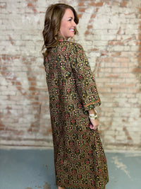 Kataleya Floral Midi Dress