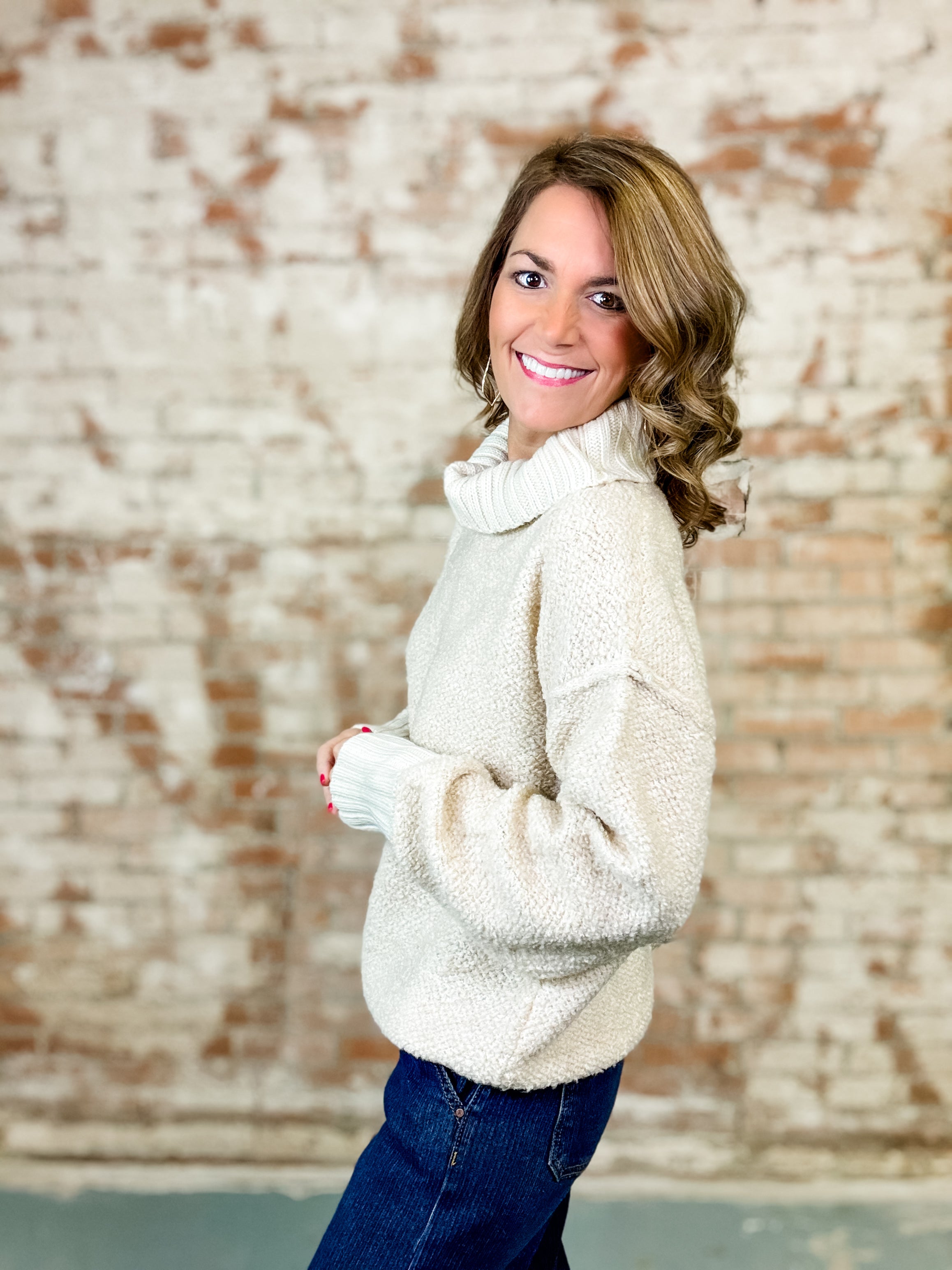 Josselyn Cowl Neck Sweater