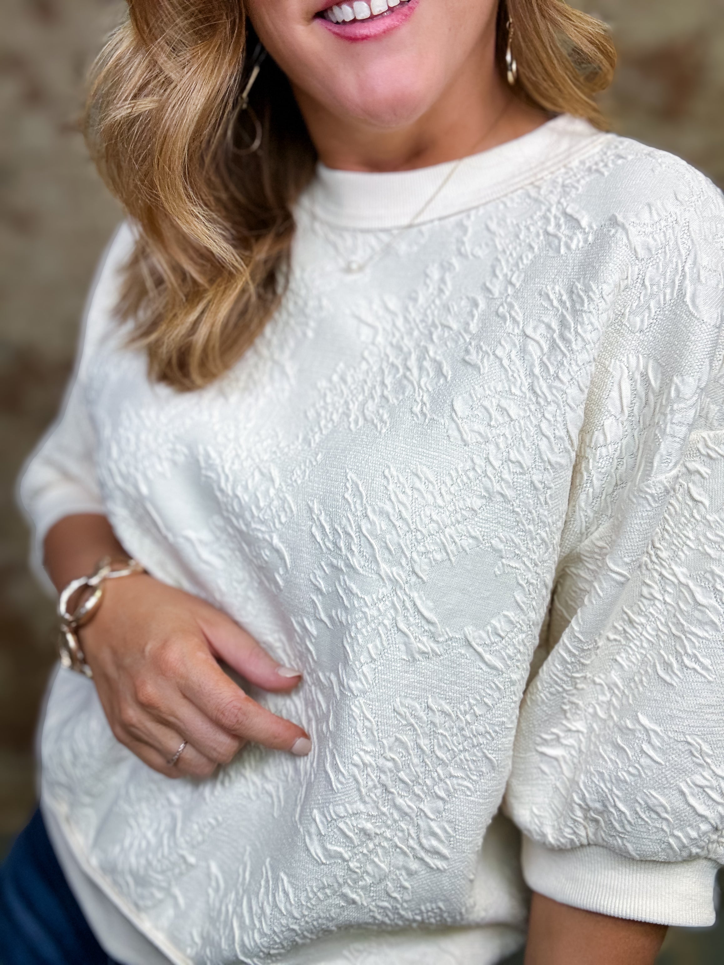 Emryn Jacquard Top