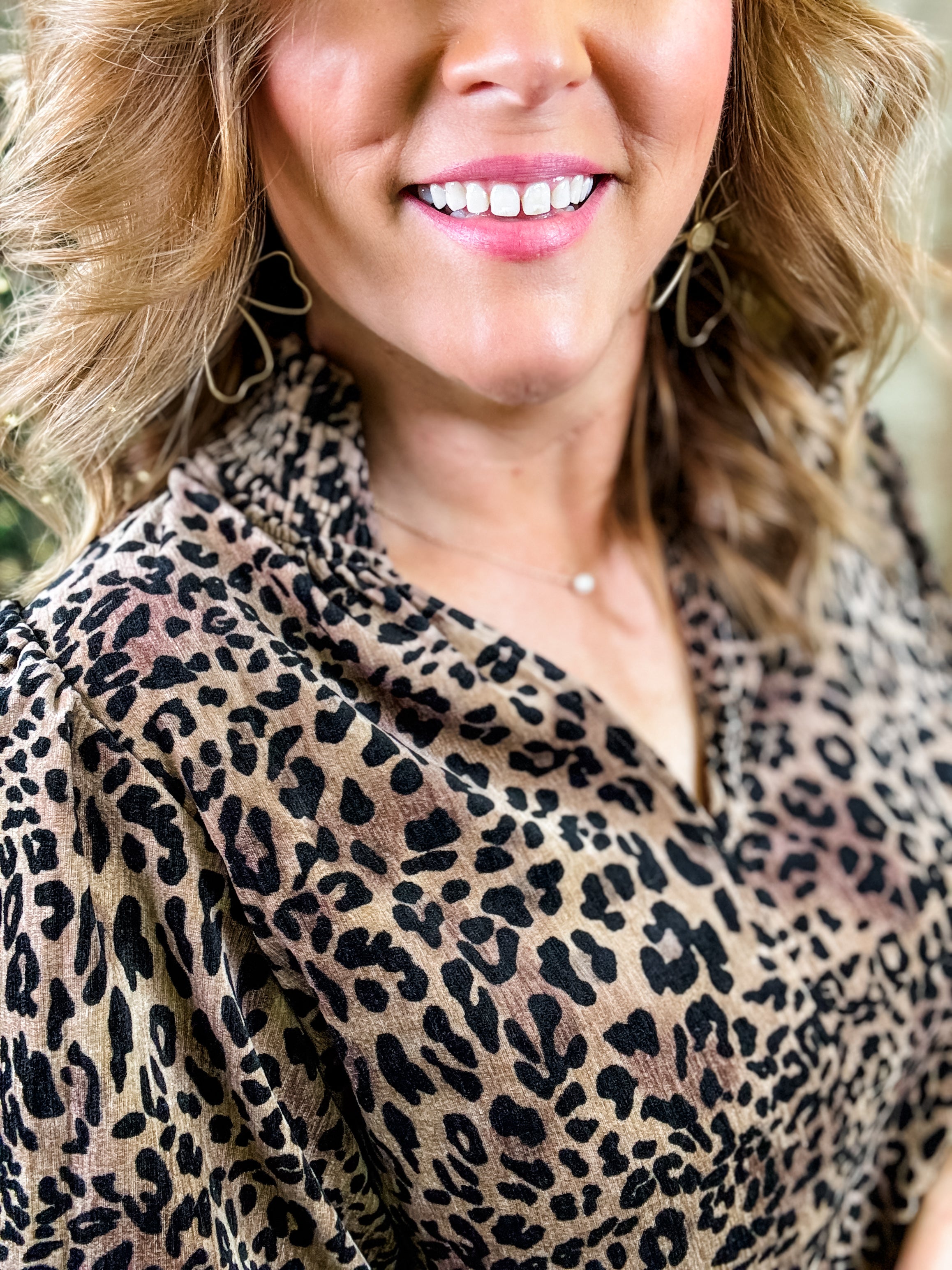 THML Pembrook Cheetah Top