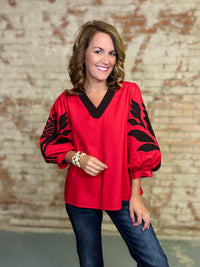 Patricia Applique Top