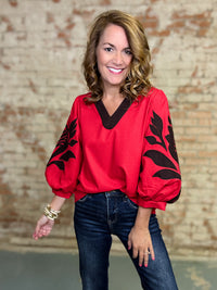 Patricia Applique Top