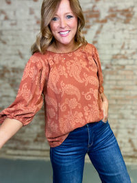 Kason Paisley Top