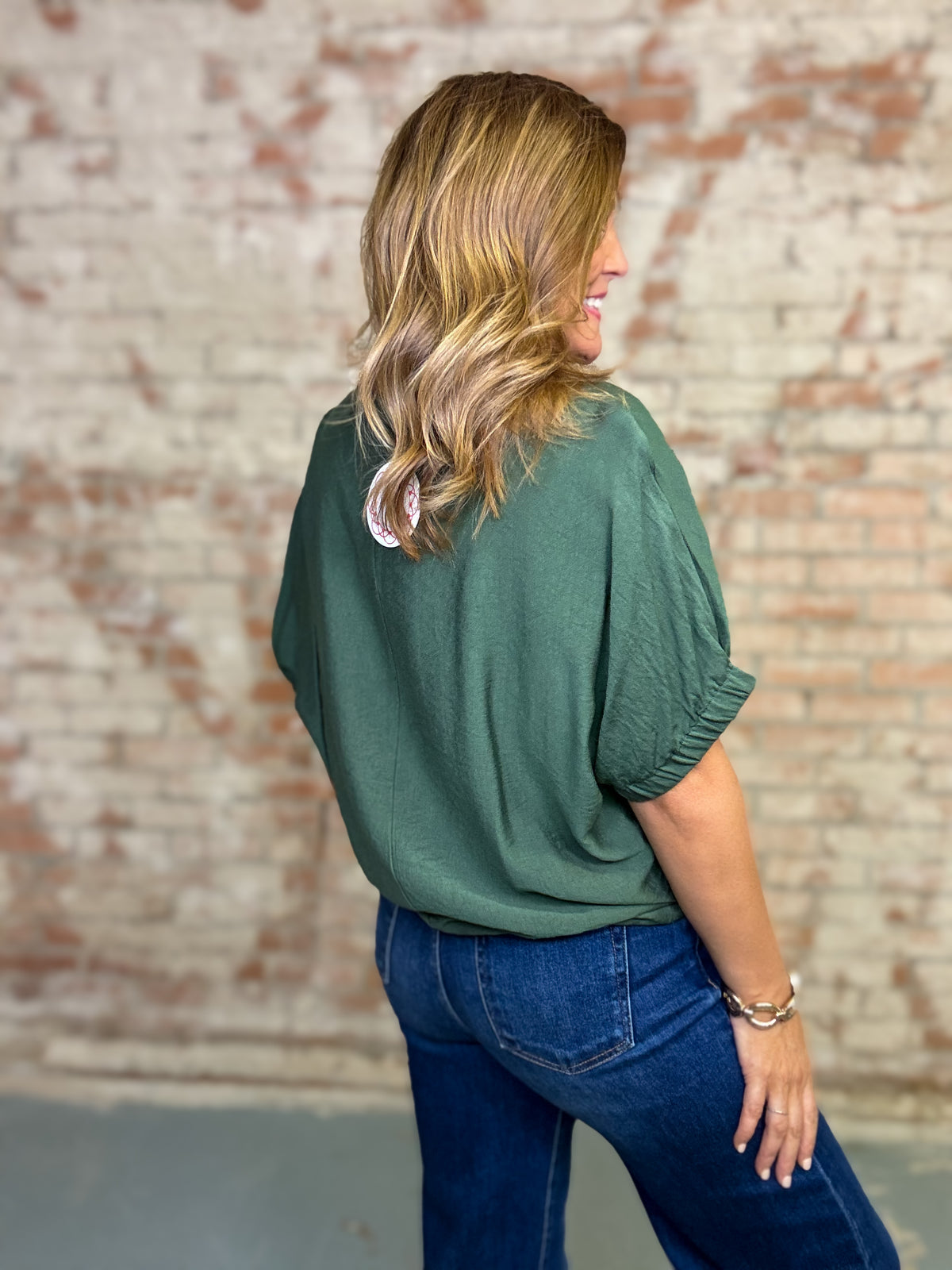 Anna Leopard Trim Top