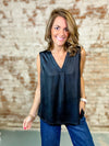 Remi Metallic Layering Top