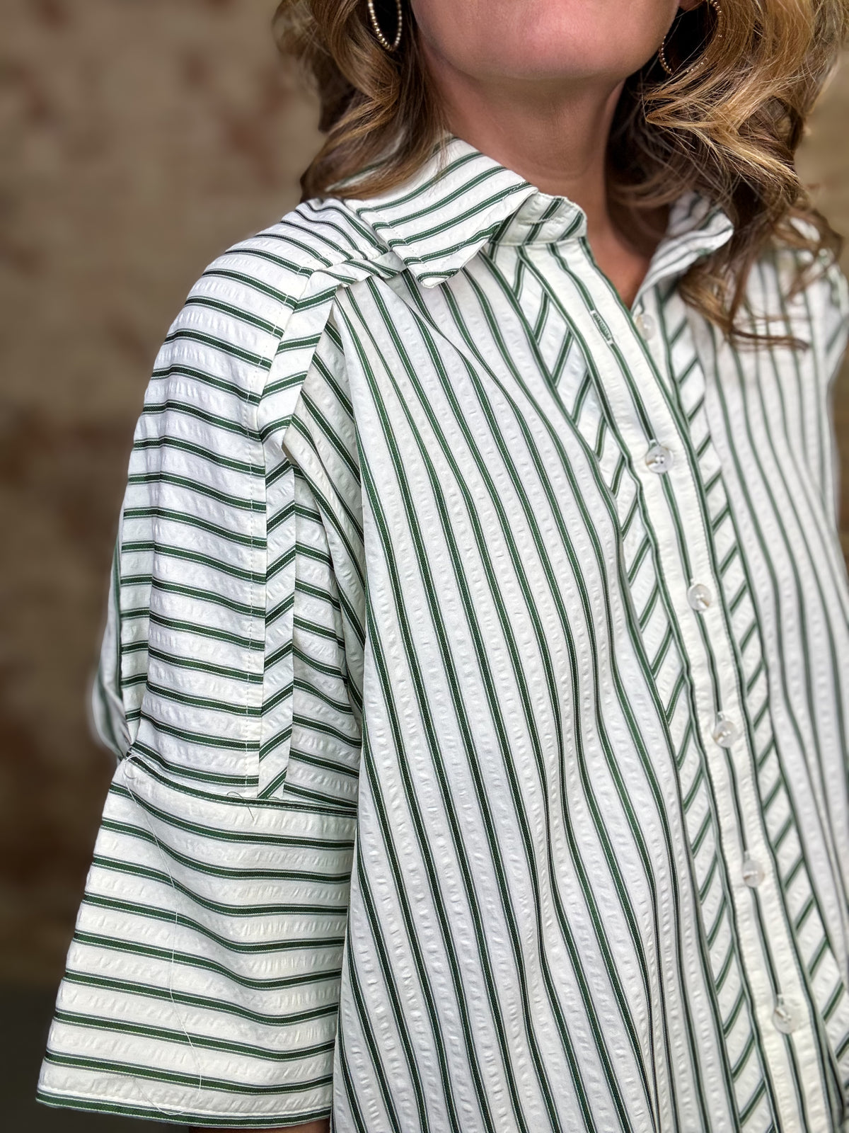 Ruthanne Button Down Top