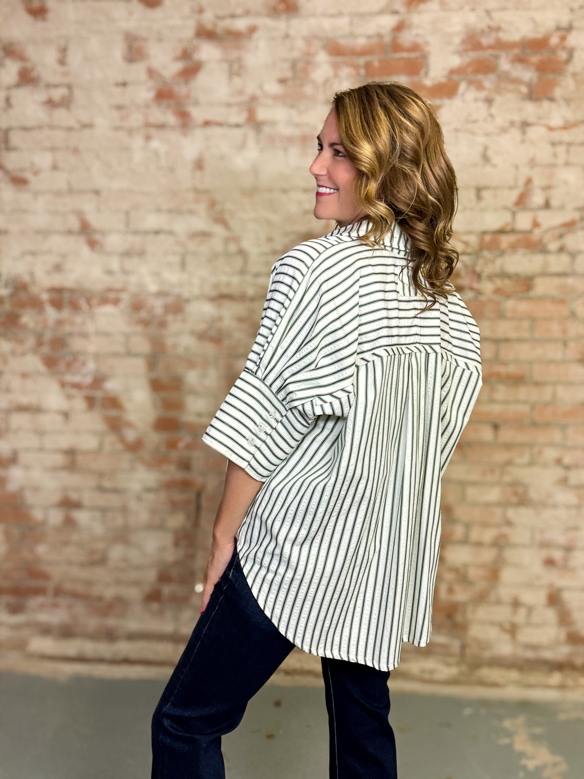 Ruthanne Button Down Top