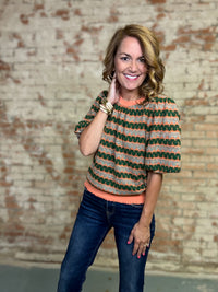 Kelly Stripe Sweater Top