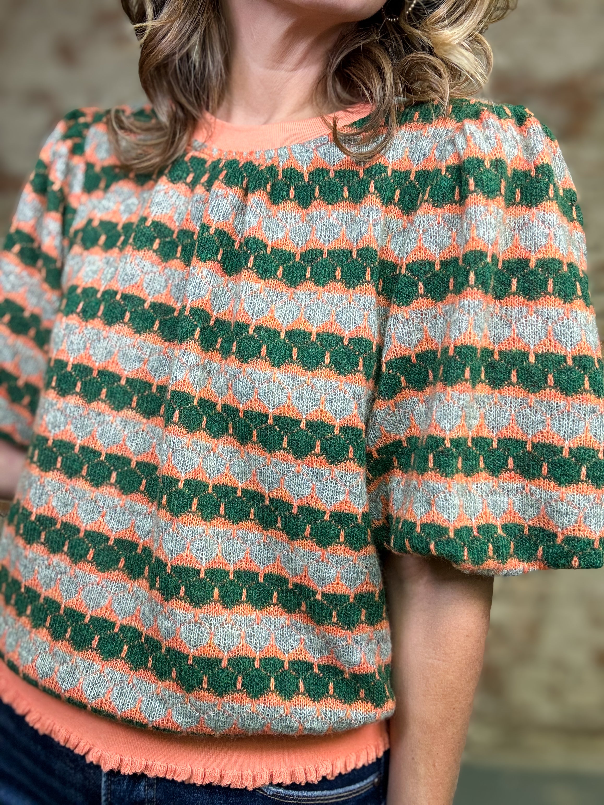 Kelly Stripe Sweater Top