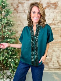 Randie Sequin Top