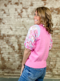 THML Zinnia Eyelet Sleeve Top