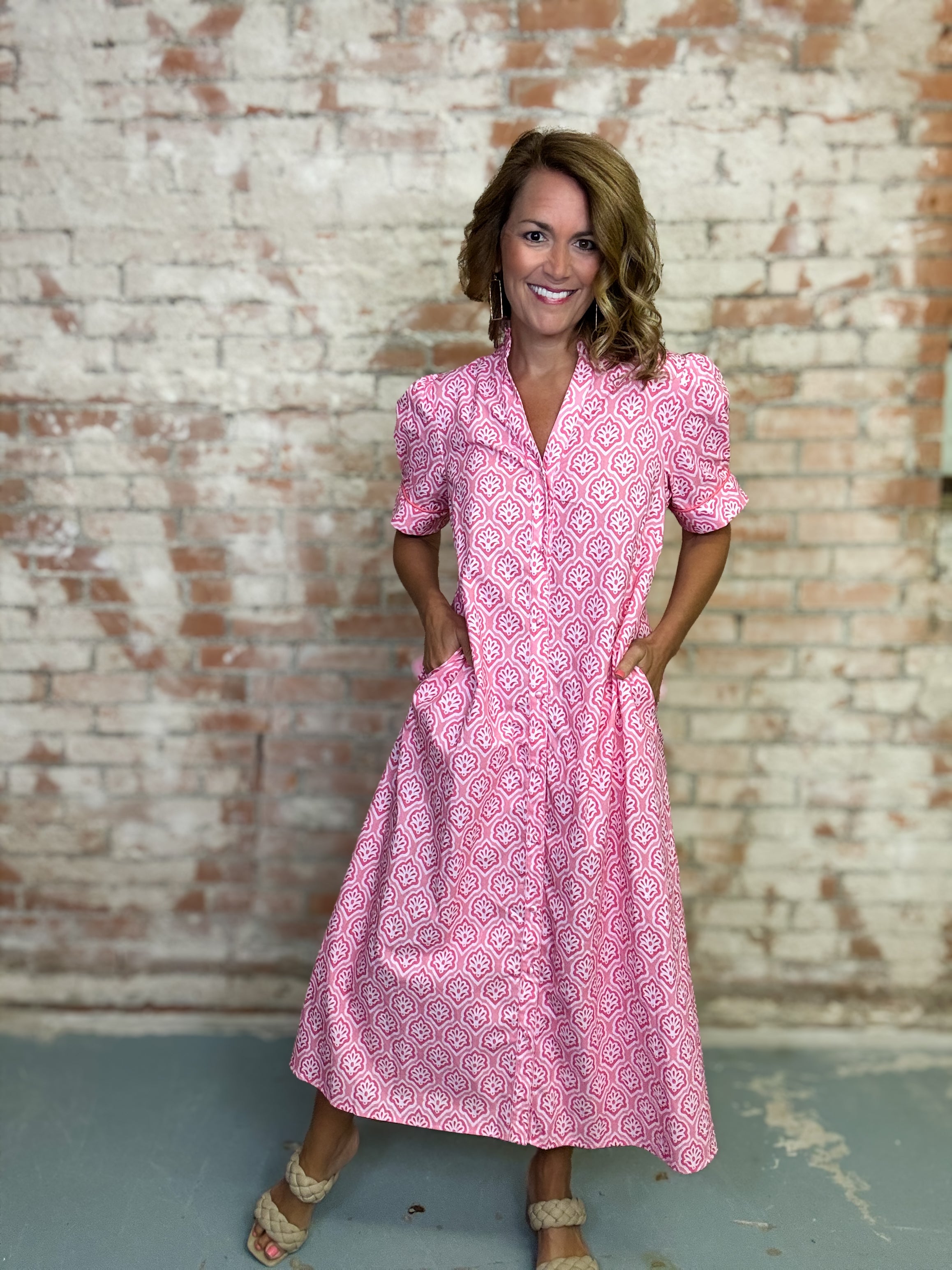 Parker Printed Midi Dress