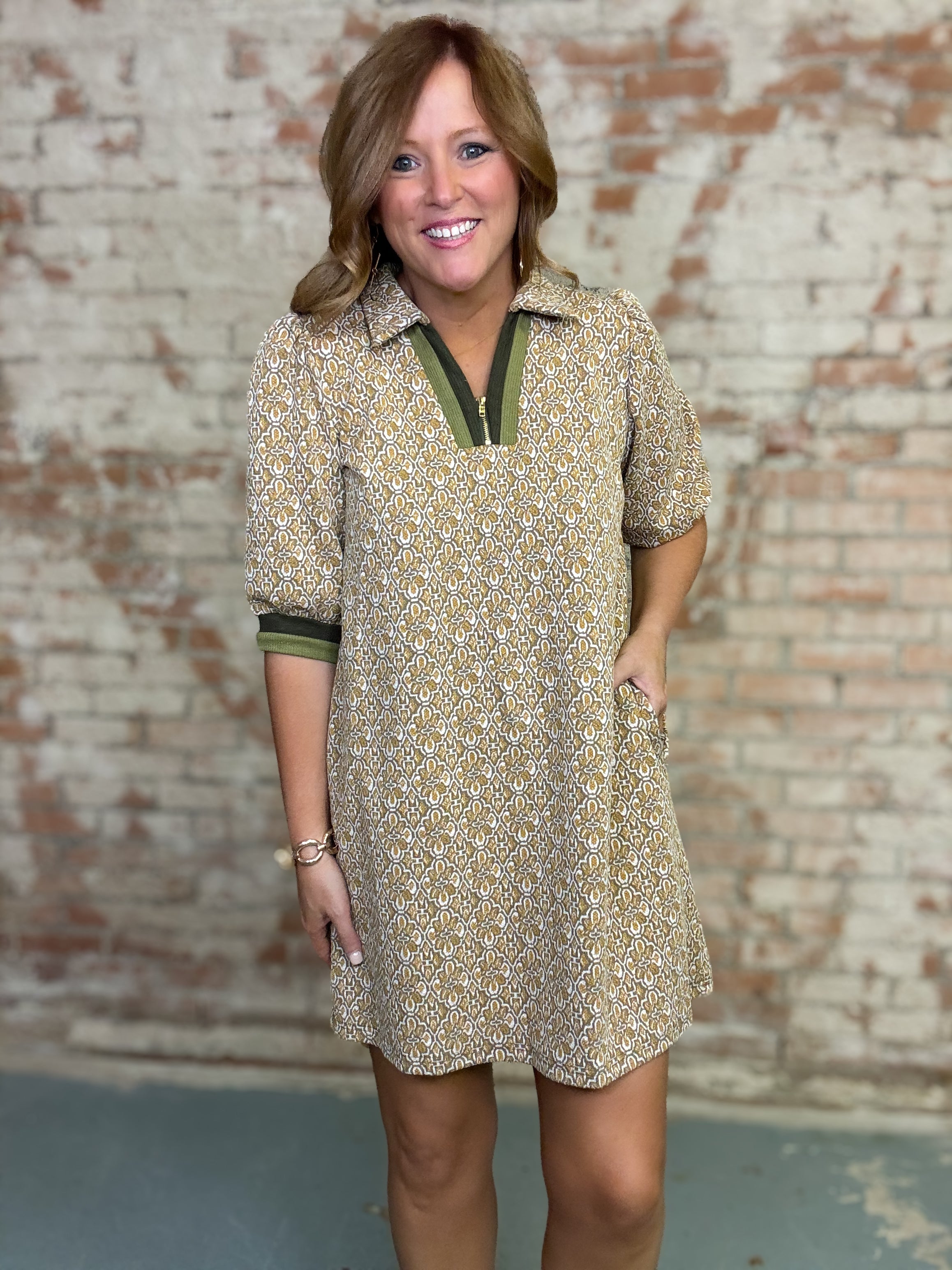 Cindee Geometric Dress