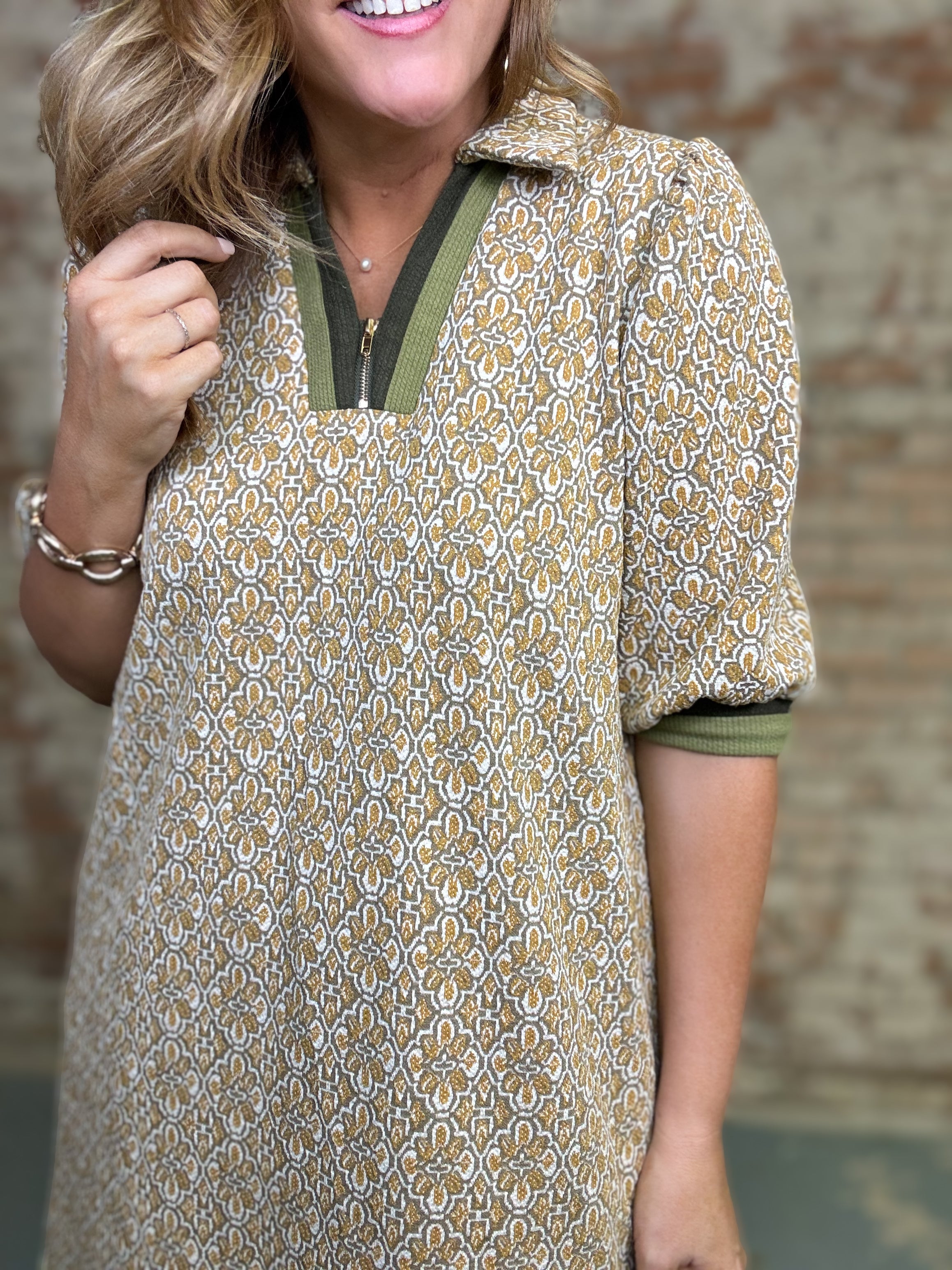 Cindee Geometric Dress