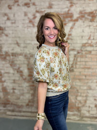 Belinda Floral Top