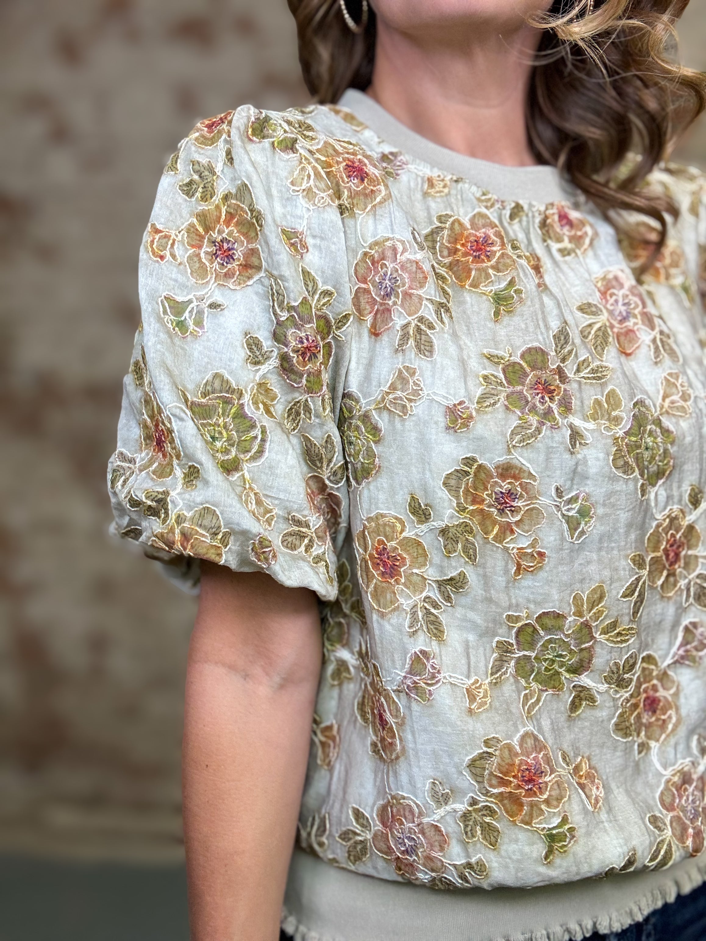 Belinda Floral Top