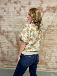 Belinda Floral Top