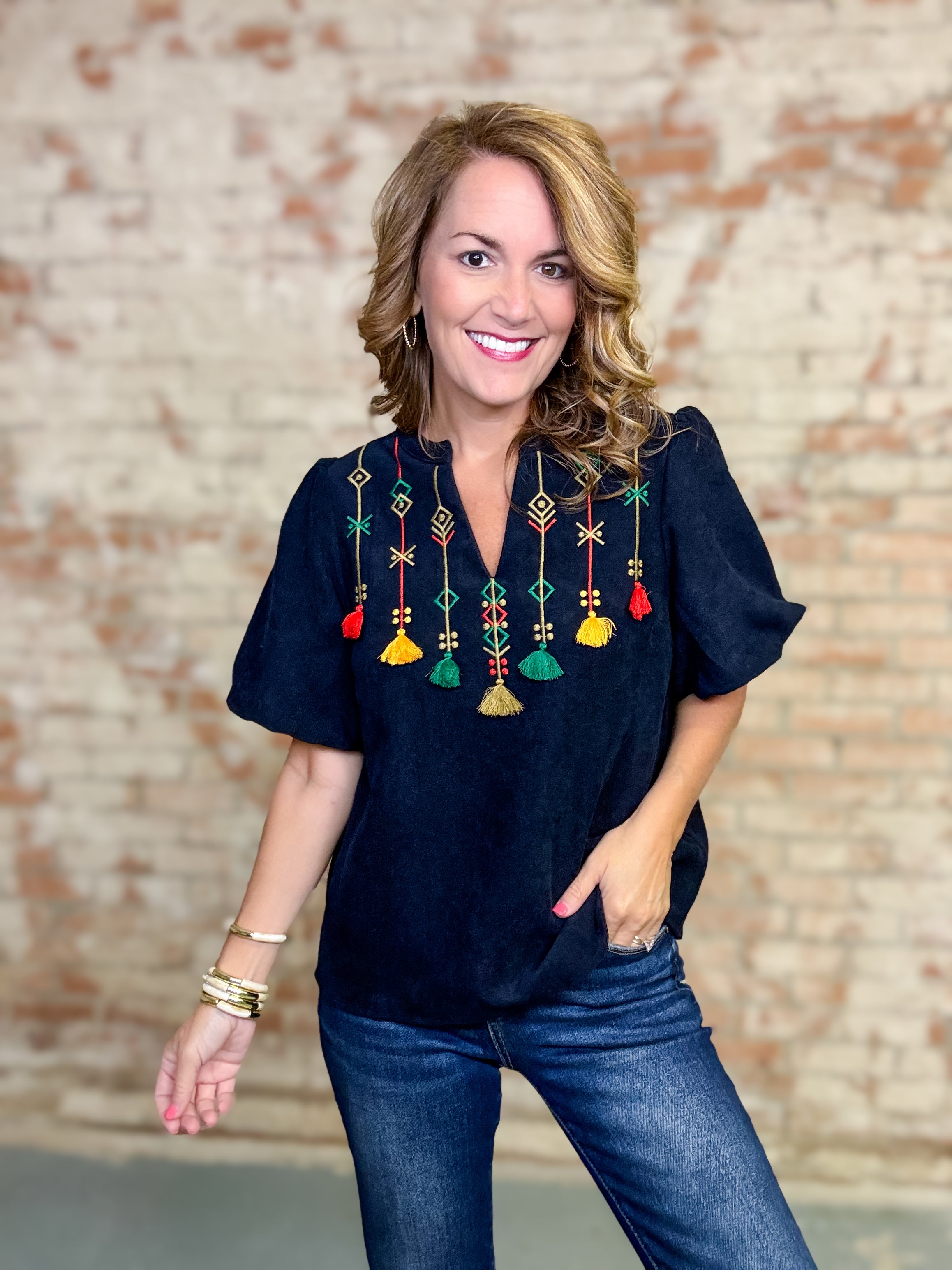 Yuli Tassel Top