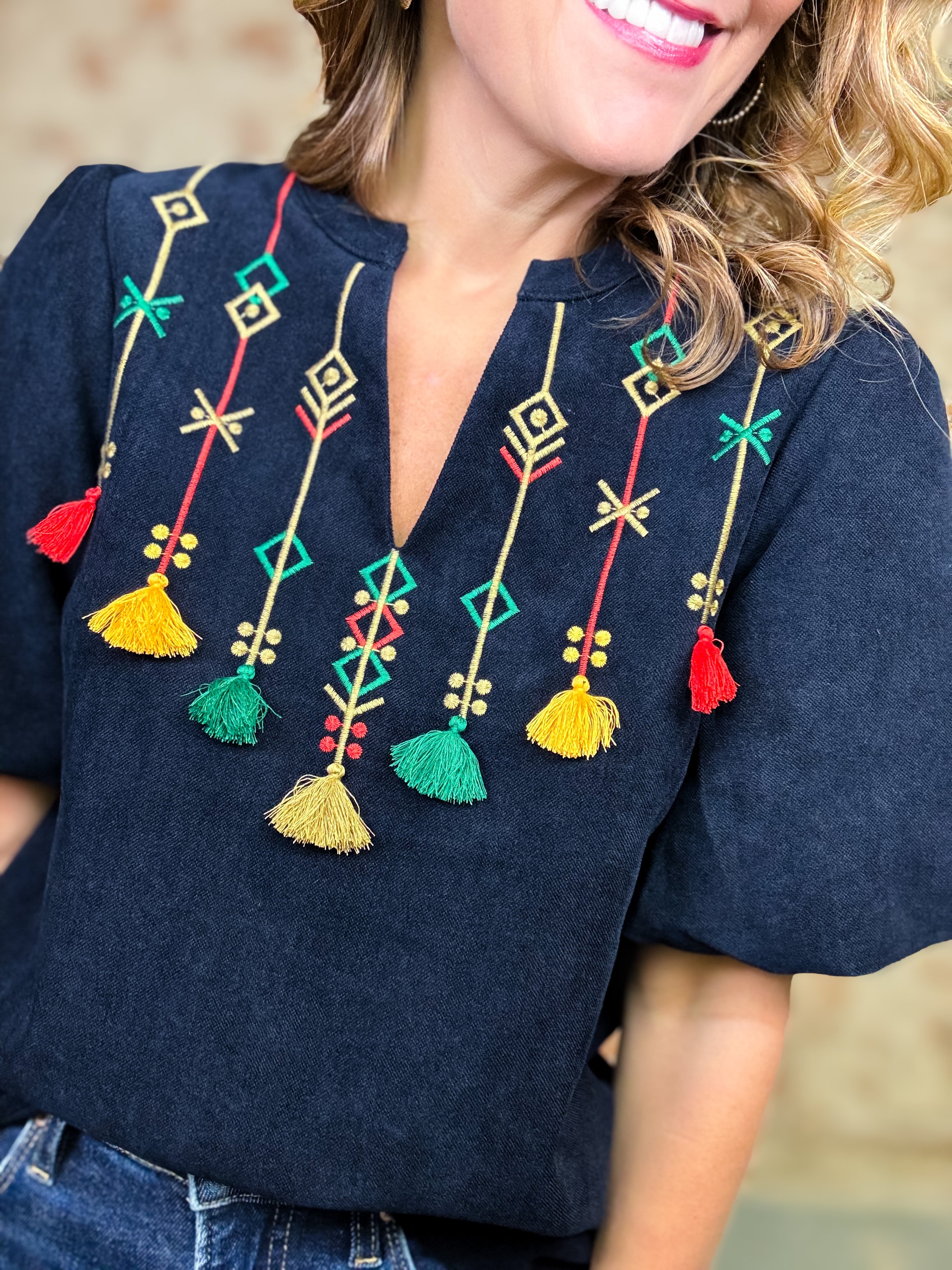 Yuli Tassel Top