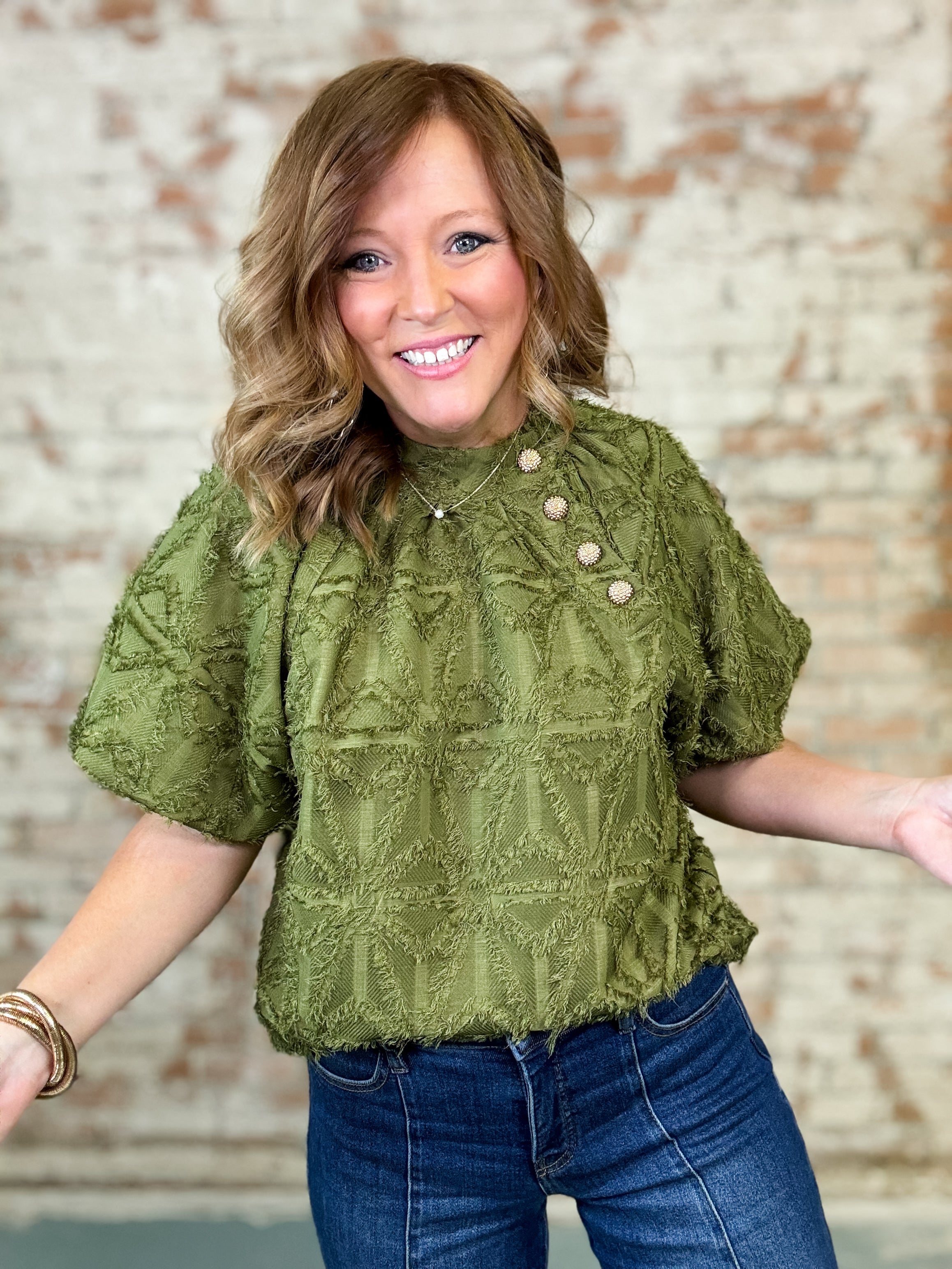 THML Marley Textured Top