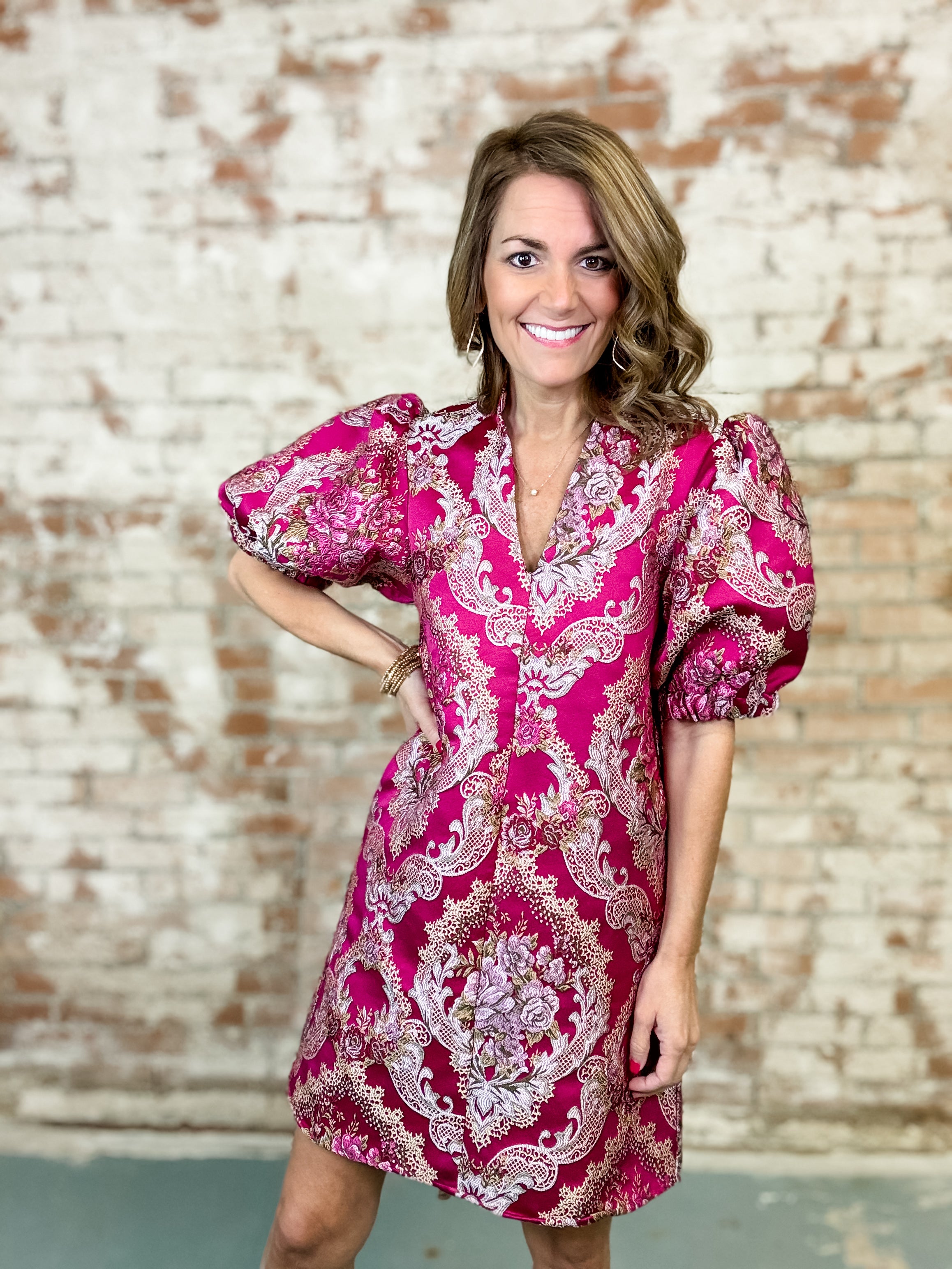 THML Tulsa Jacquard Dress