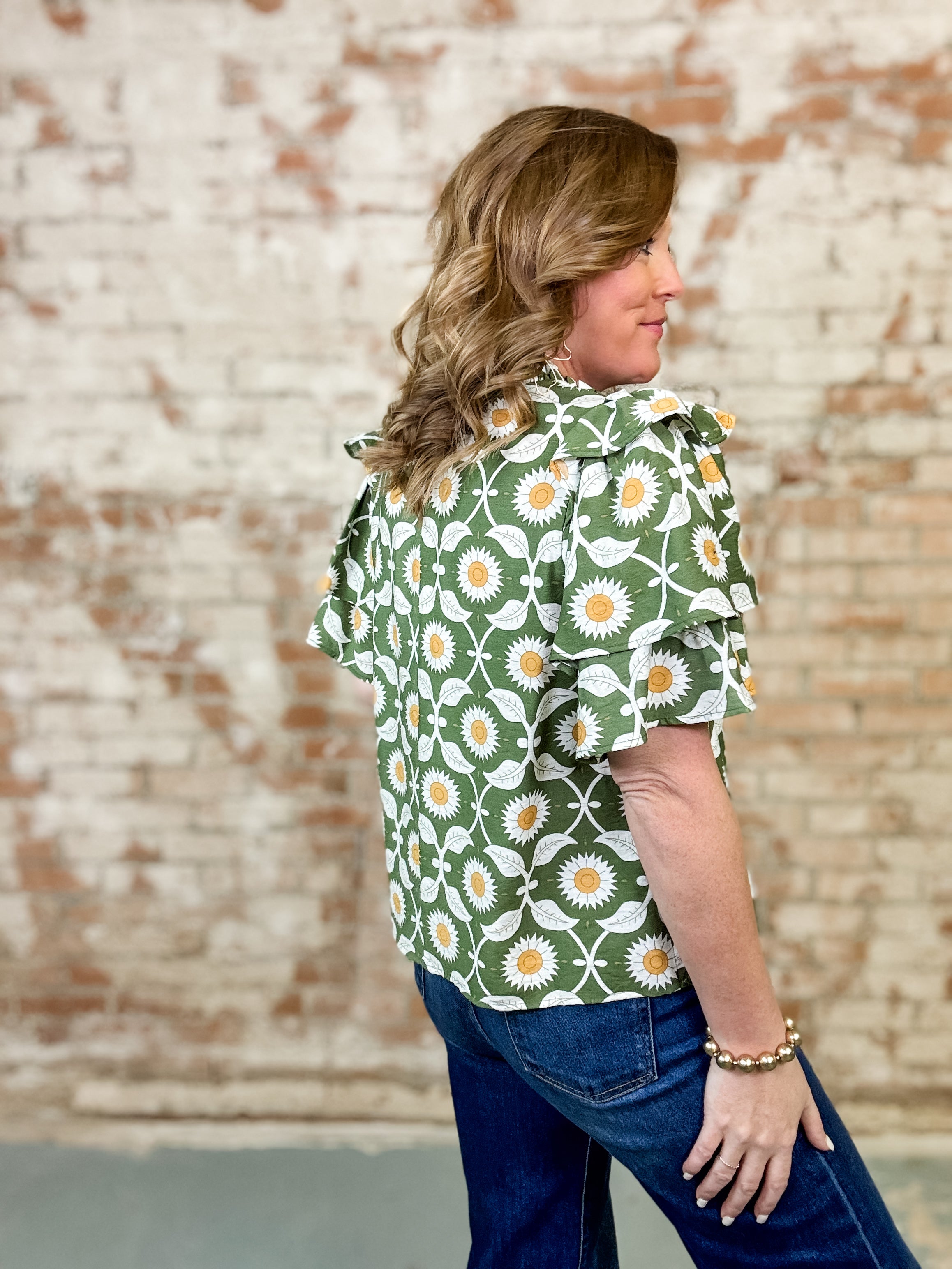 Phillipa Layered Ruffle Top