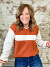 BrookAnn Color Block Top
