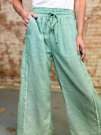 Brittany Stripe Linen Pants