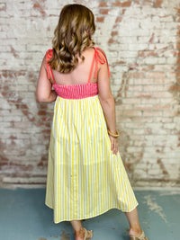 Caiden Striped Sleeveless Dress