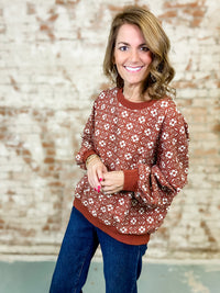 Geo Textured Jaquard Top