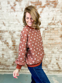 Geo Textured Jaquard Top