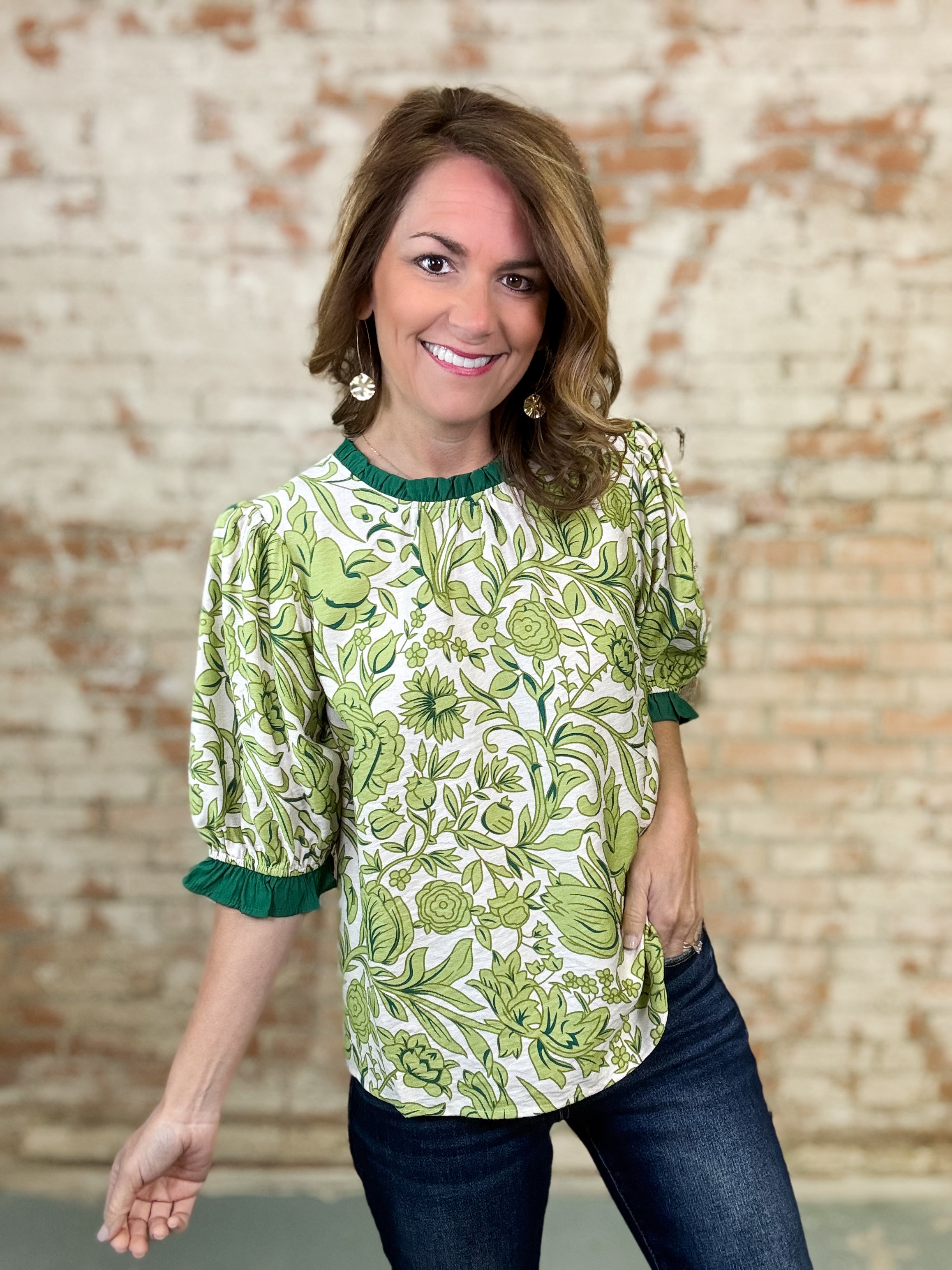 Scarlett Floral Print Top