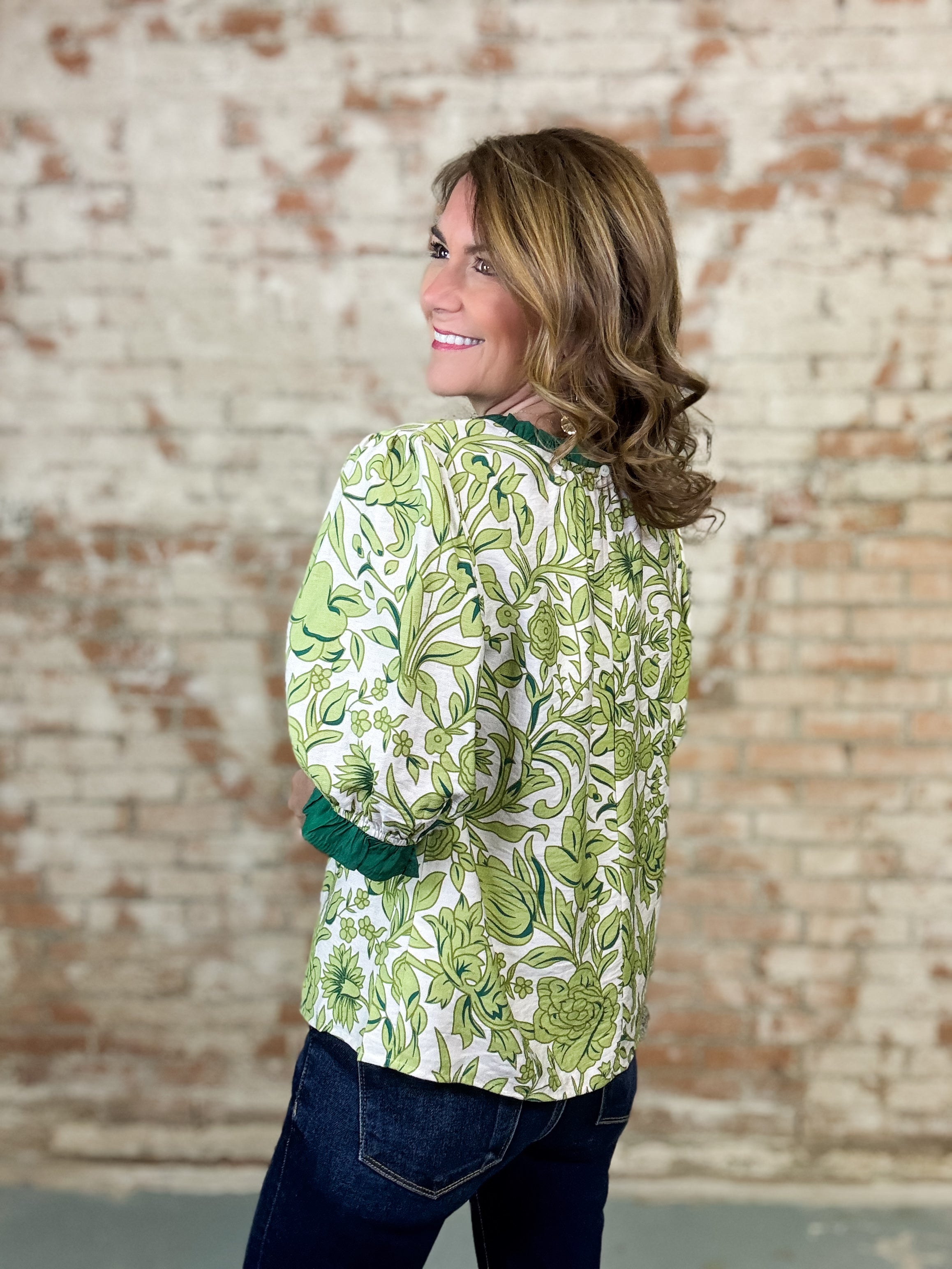 Scarlett Floral Print Top