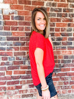Swiss dot Pattern Top