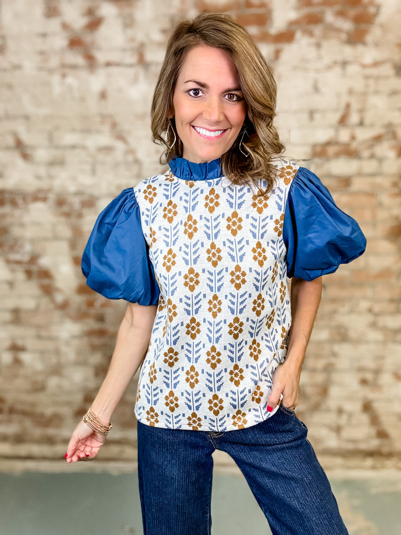 THML Harley Puff Sleeve Top