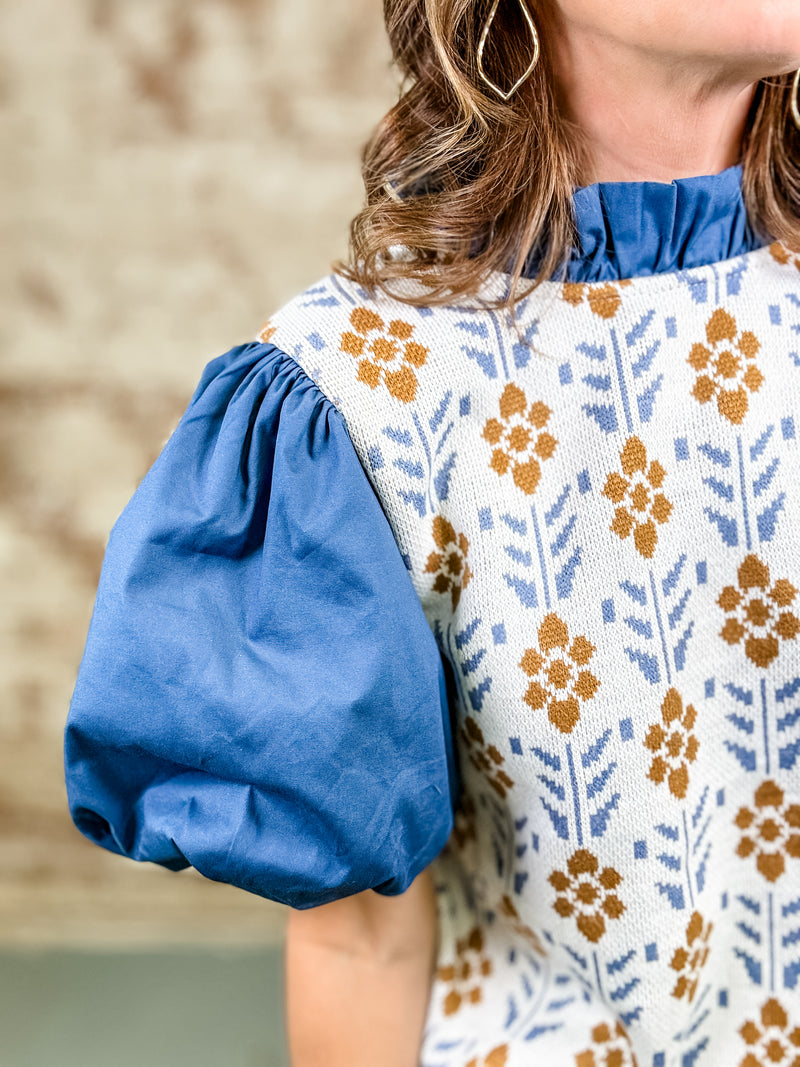 THML Harley Puff Sleeve Top