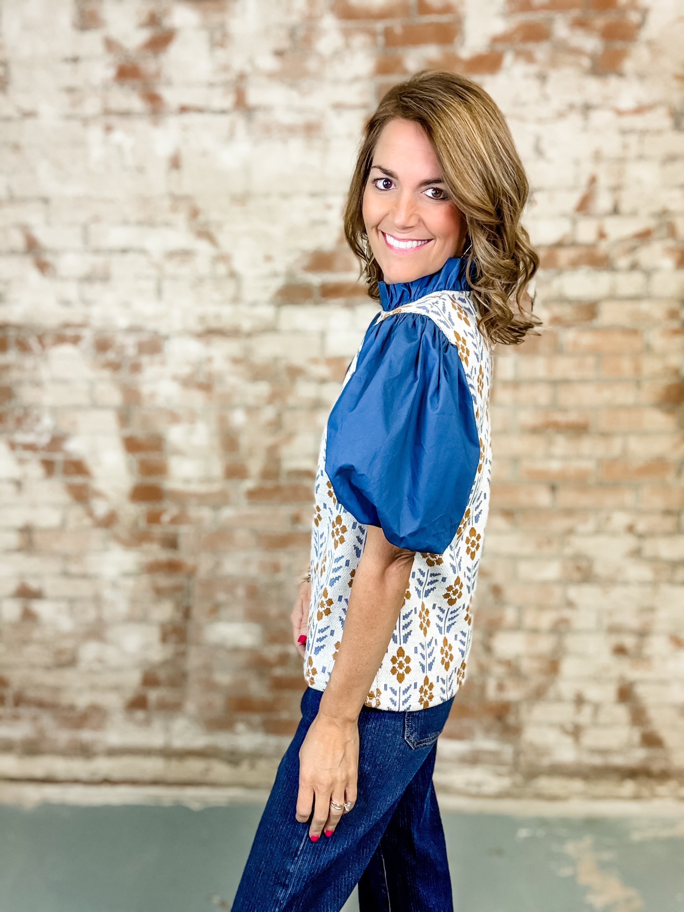 THML Harley Puff Sleeve Top