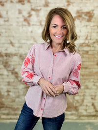 Carys Floral Embroidered Top