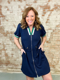 Maisie Zip Up Casual Dress