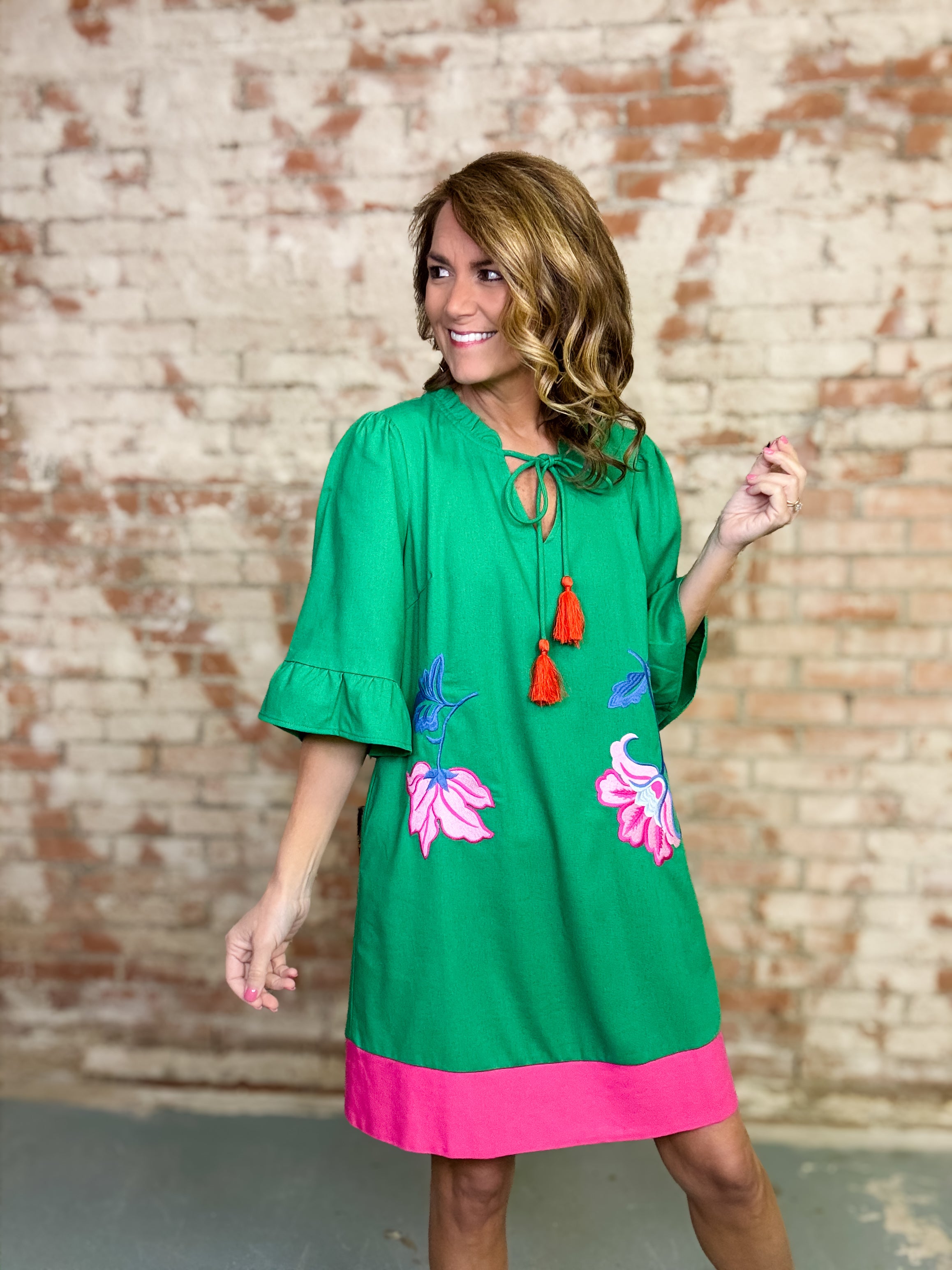 Ryanne Embroidered Dress
